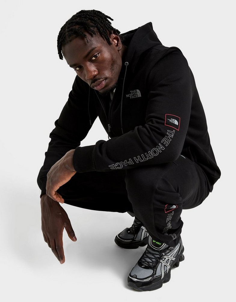 Muški gornji dio trenirke THE NORTH FACE VESTA S KAPULJAČOM   OUTLINE FZ HD BLK NF0A8GDWJK31 crna