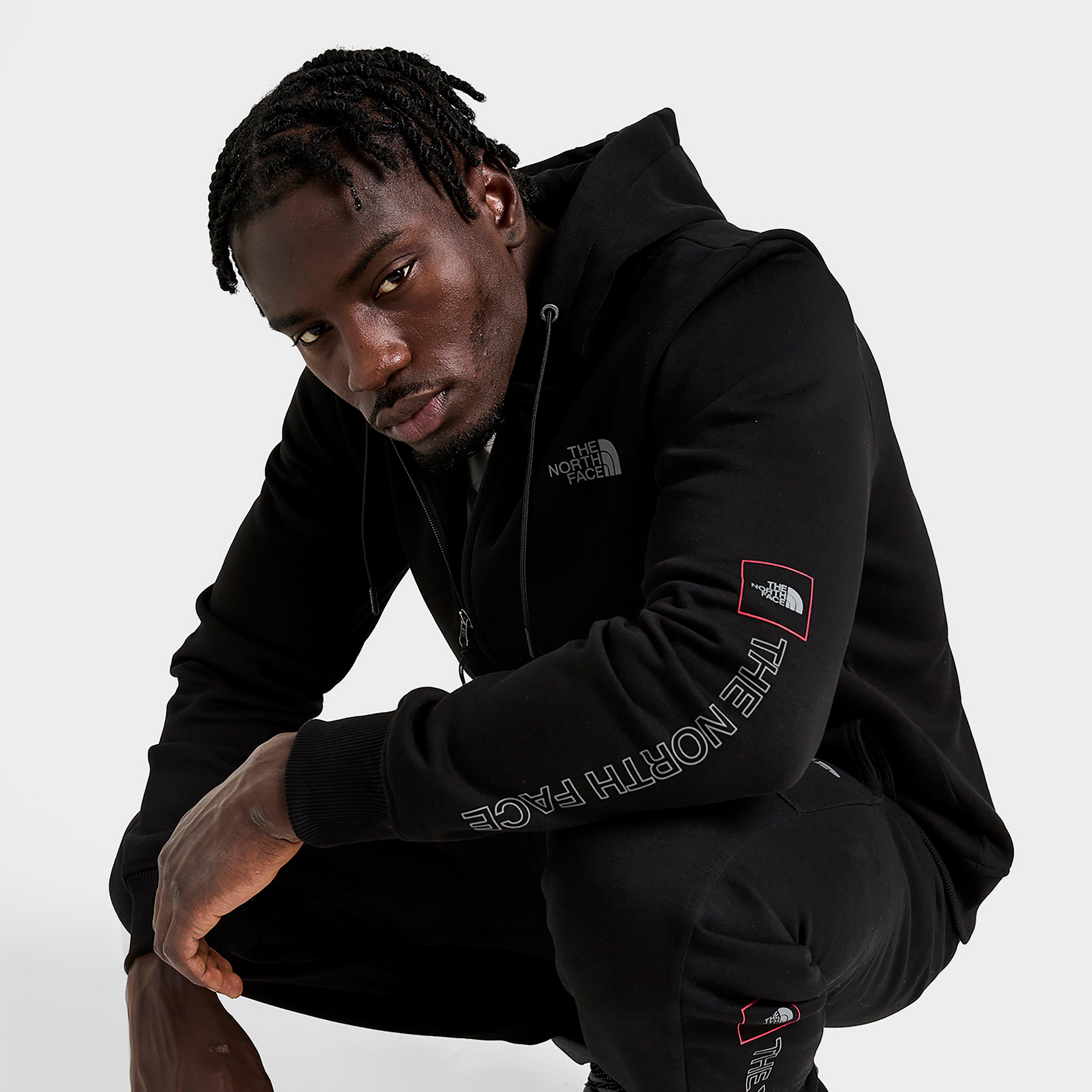 Pánska mikina THE NORTH FACE MIKINA S KAPUCŇOU OUTLINE FZ HD BLK