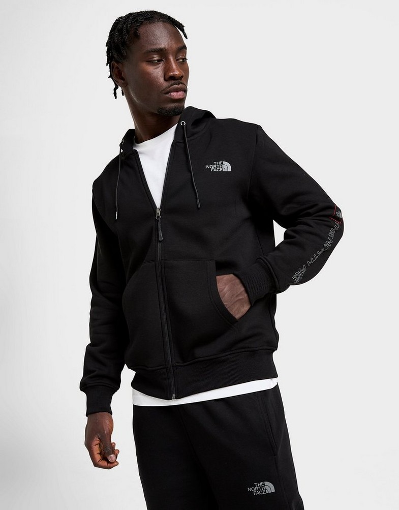Muški gornji dio trenirke THE NORTH FACE VESTA S KAPULJAČOM   OUTLINE FZ HD BLK NF0A8GDWJK31 crna