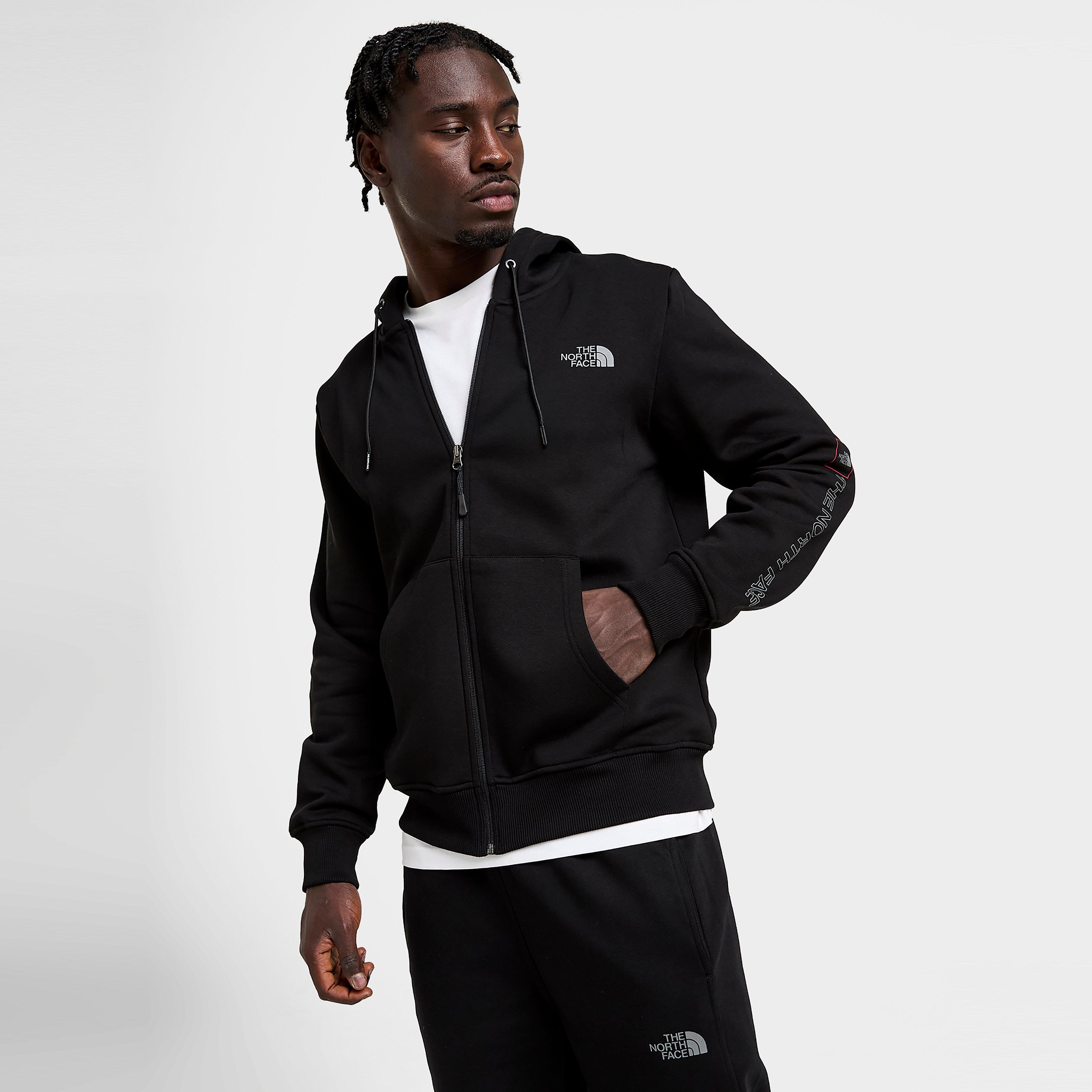 Pánska mikina THE NORTH FACE MIKINA S KAPUCŇOU OUTLINE FZ HD BLK