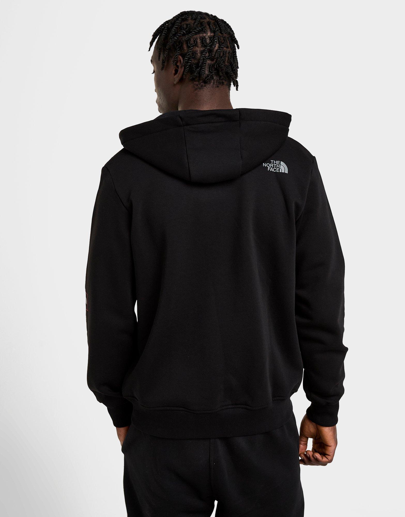 Мъжка блуза THE NORTH FACE СУИТЧЪР С КАЧУЛКА OUTLINE FZ HD BLK NF0A8GDWJK31 Черен