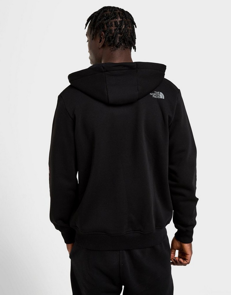 Muški gornji dio trenirke THE NORTH FACE VESTA S KAPULJAČOM   OUTLINE FZ HD BLK NF0A8GDWJK31 crna