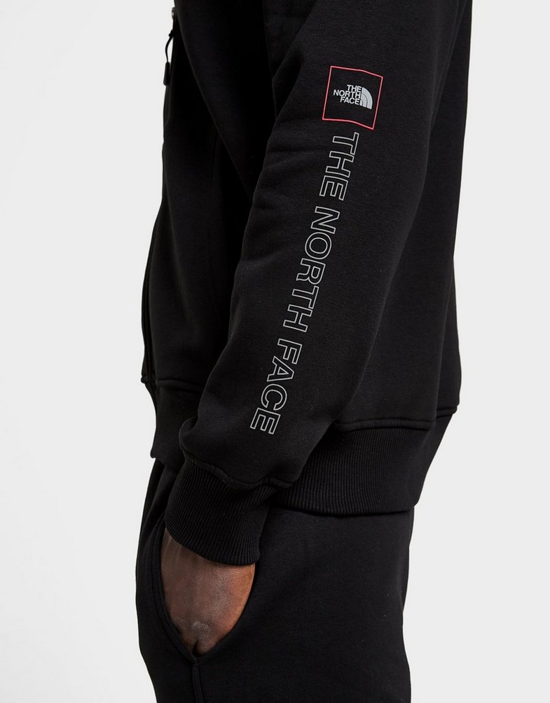 Muški gornji dio trenirke THE NORTH FACE VESTA S KAPULJAČOM   OUTLINE FZ HD BLK NF0A8GDWJK31 crna