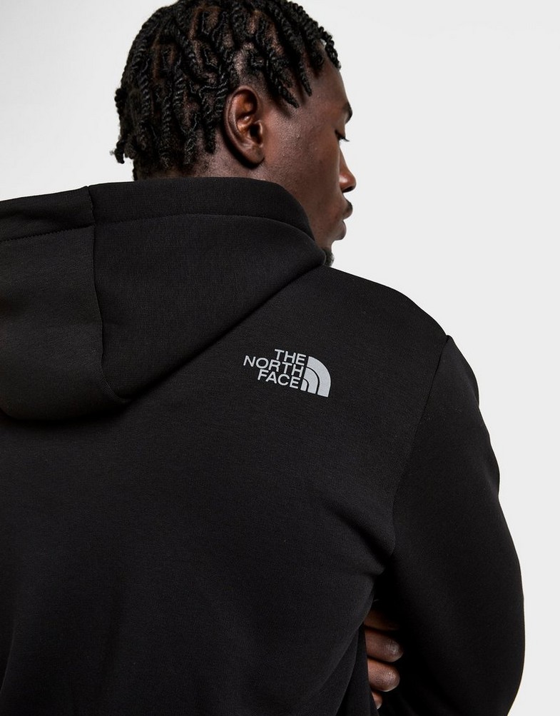 Muški gornji dio trenirke THE NORTH FACE VESTA S KAPULJAČOM   OUTLINE FZ HD BLK NF0A8GDWJK31 crna