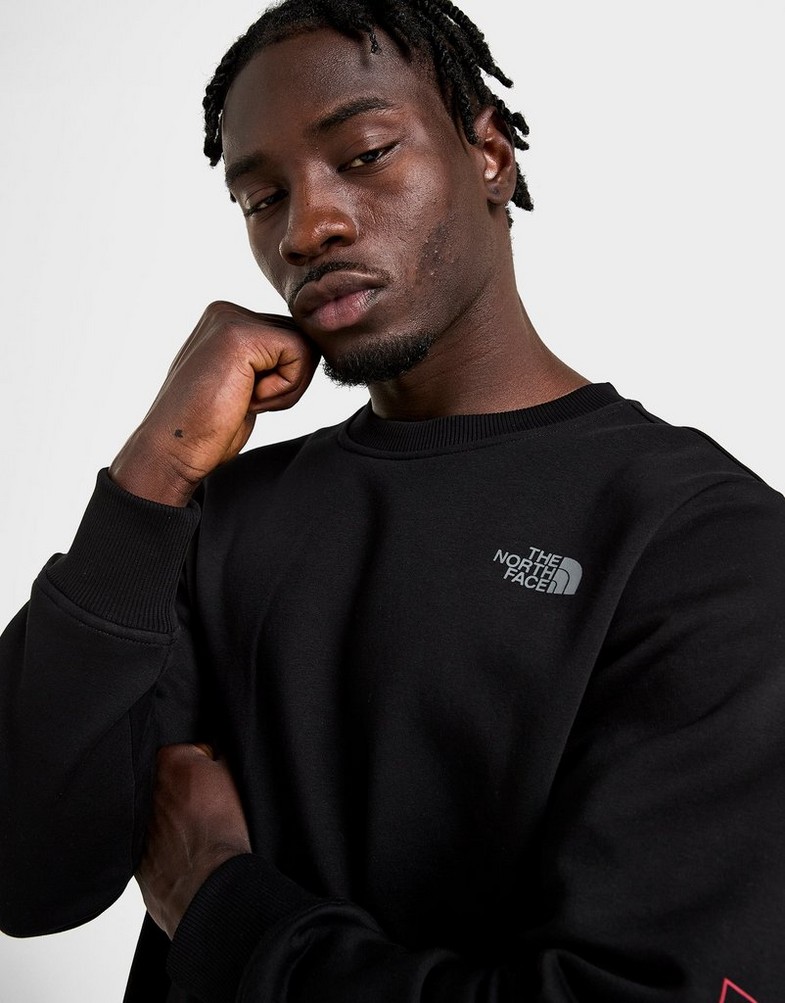 Muški gornji dio trenirke THE NORTH FACE VESTA OUTLINE CREW BLK NF0A8GDXJK31 crna