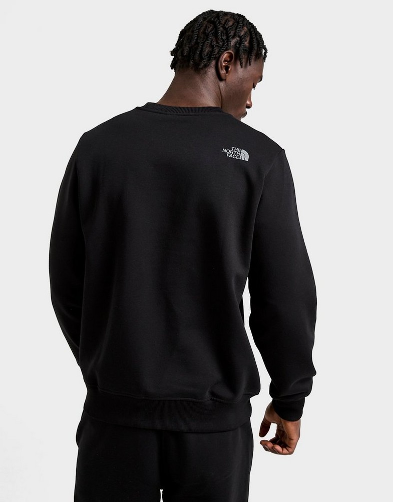 Muški gornji dio trenirke THE NORTH FACE VESTA OUTLINE CREW BLK NF0A8GDXJK31 crna
