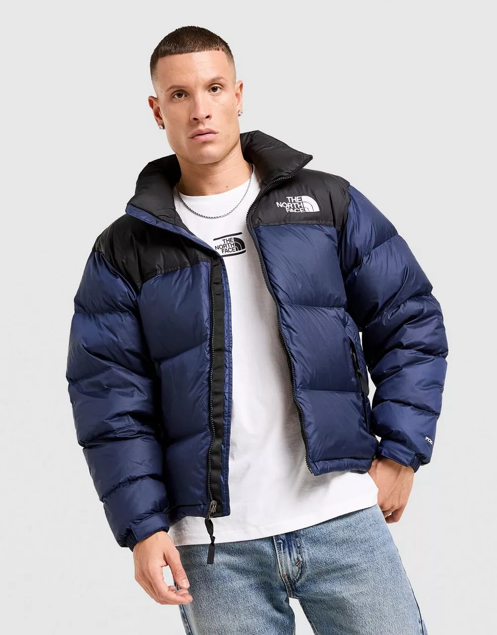THE NORTH FACE КУРТКА ЗИМОВА NUPTSE JACKET BLUE, фото 1 з 9
