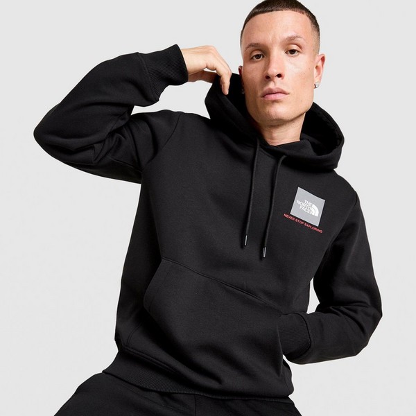 THE NORTH FACE BLUZA Z KAPTUREM FINE BOX HD BLK