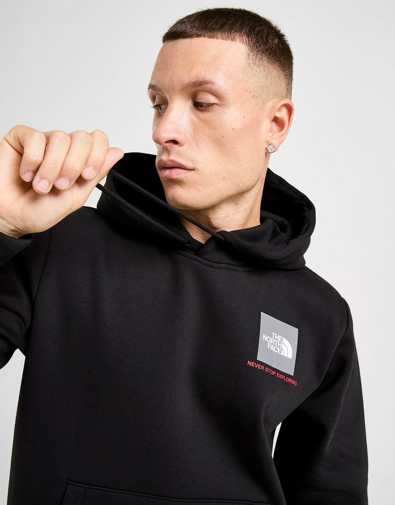 Muški gornji dio trenirke THE NORTH FACE VESTA S KAPULJAČOM FINE BOX HD BLK NF0A8CAZWOO1 crna