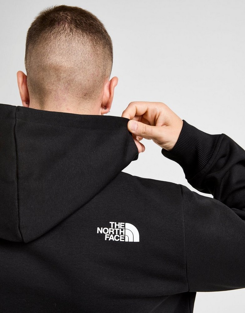 Muški gornji dio trenirke THE NORTH FACE VESTA S KAPULJAČOM FINE BOX HD BLK NF0A8CAZWOO1 crna