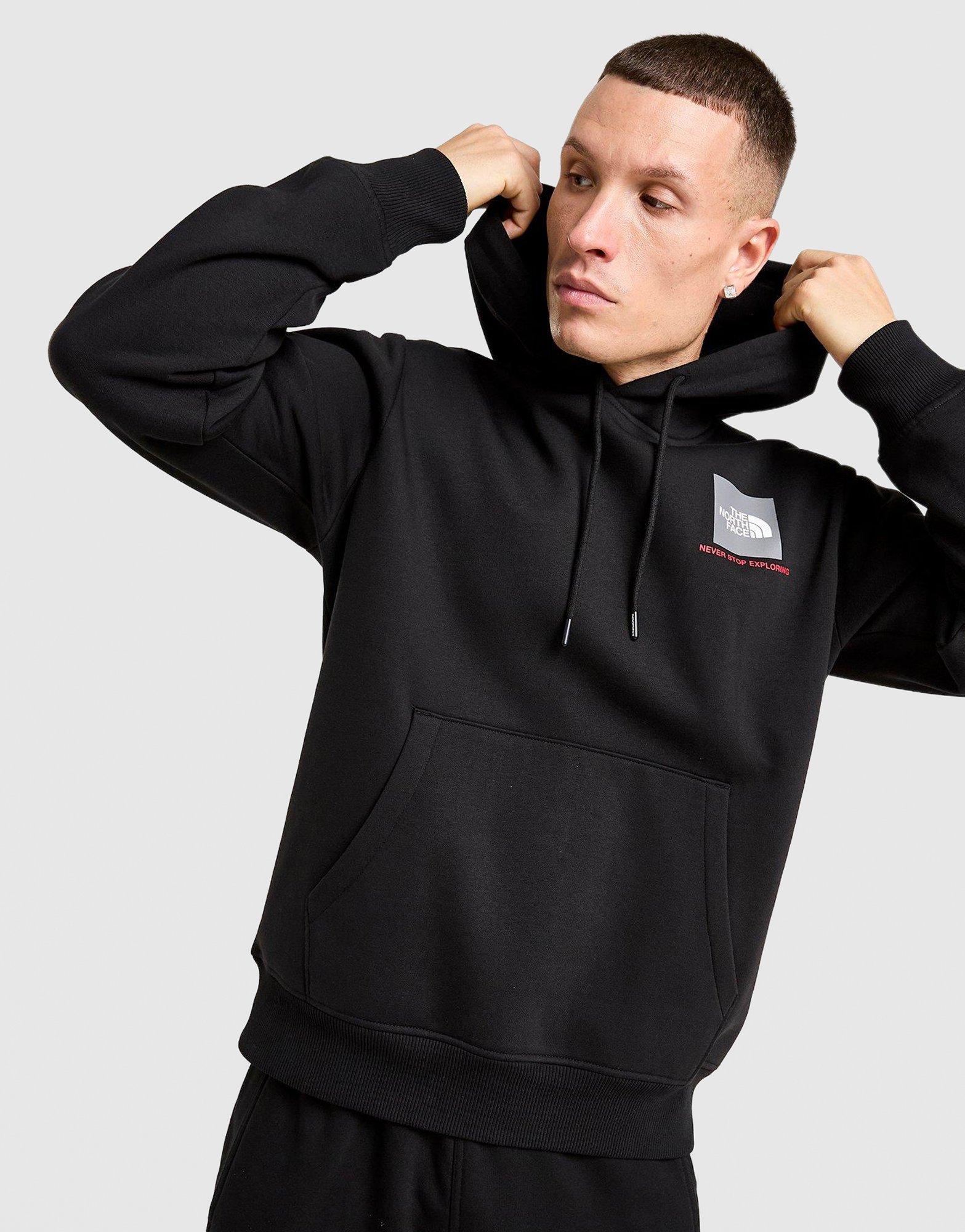 Bluza męska THE NORTH FACE BLUZA Z KAPTUREM FINE BOX HD BLK NF0A8CAZWOO1 Czarny