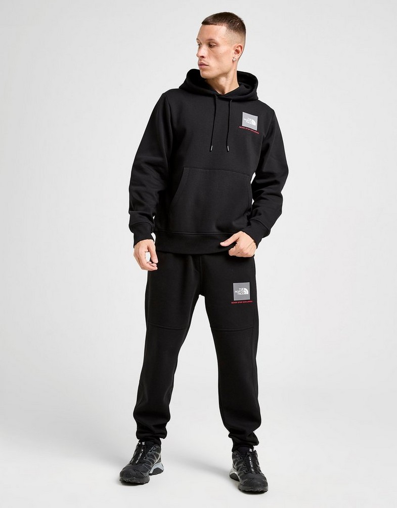 Muški gornji dio trenirke THE NORTH FACE VESTA S KAPULJAČOM FINE BOX HD BLK NF0A8CAZWOO1 crna