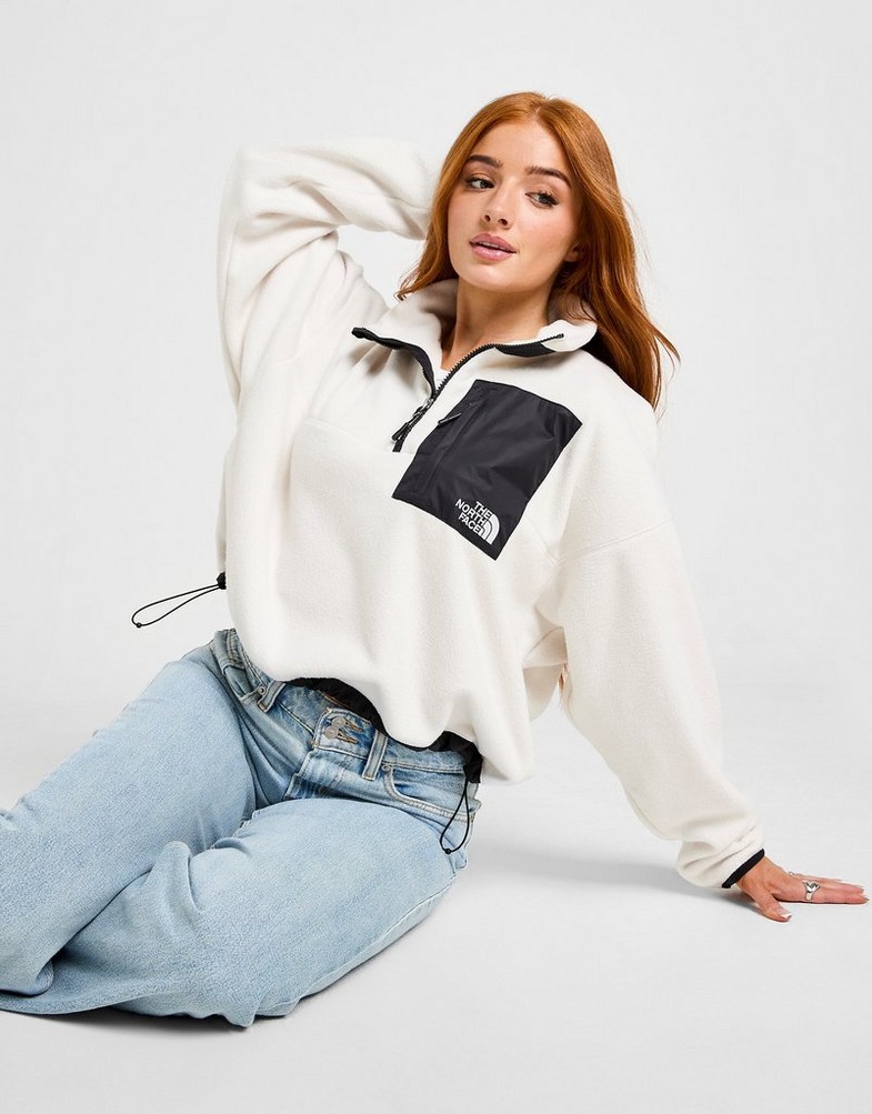 Dámská mikina THE NORTH FACE MIKINA ROZEPÍNACÍ   HANAGITA OS 1/4 ZIP NF0A8FY6QLI1 Béžová
