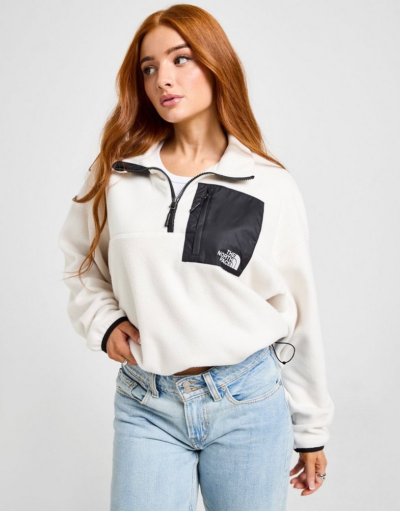 Dámská mikina THE NORTH FACE MIKINA ROZEPÍNACÍ   HANAGITA OS 1/4 ZIP NF0A8FY6QLI1 Béžová