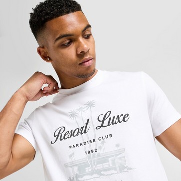 Tricou pentru bărbați MCKENZIE TRICOU RESORT TEE WHT-WHT