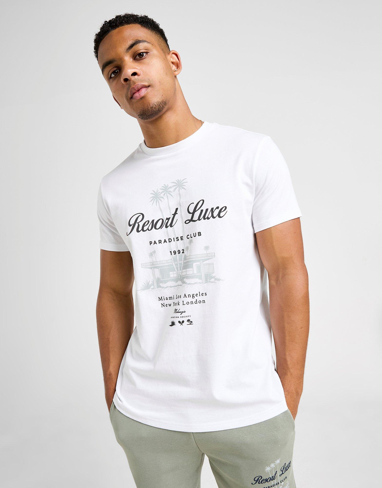 Pánske tričko MCKENZIE TRIČKO RESORT TEE WHT-WHT MCKTM16865010 Biela