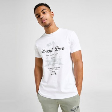 Tricou pentru bărbați MCKENZIE TRICOU RESORT TEE WHT-WHT