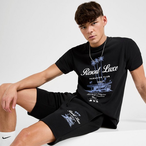 MCKENZIE RÖVIDNADRÁG RESORT FLC SHT BLK-BLK