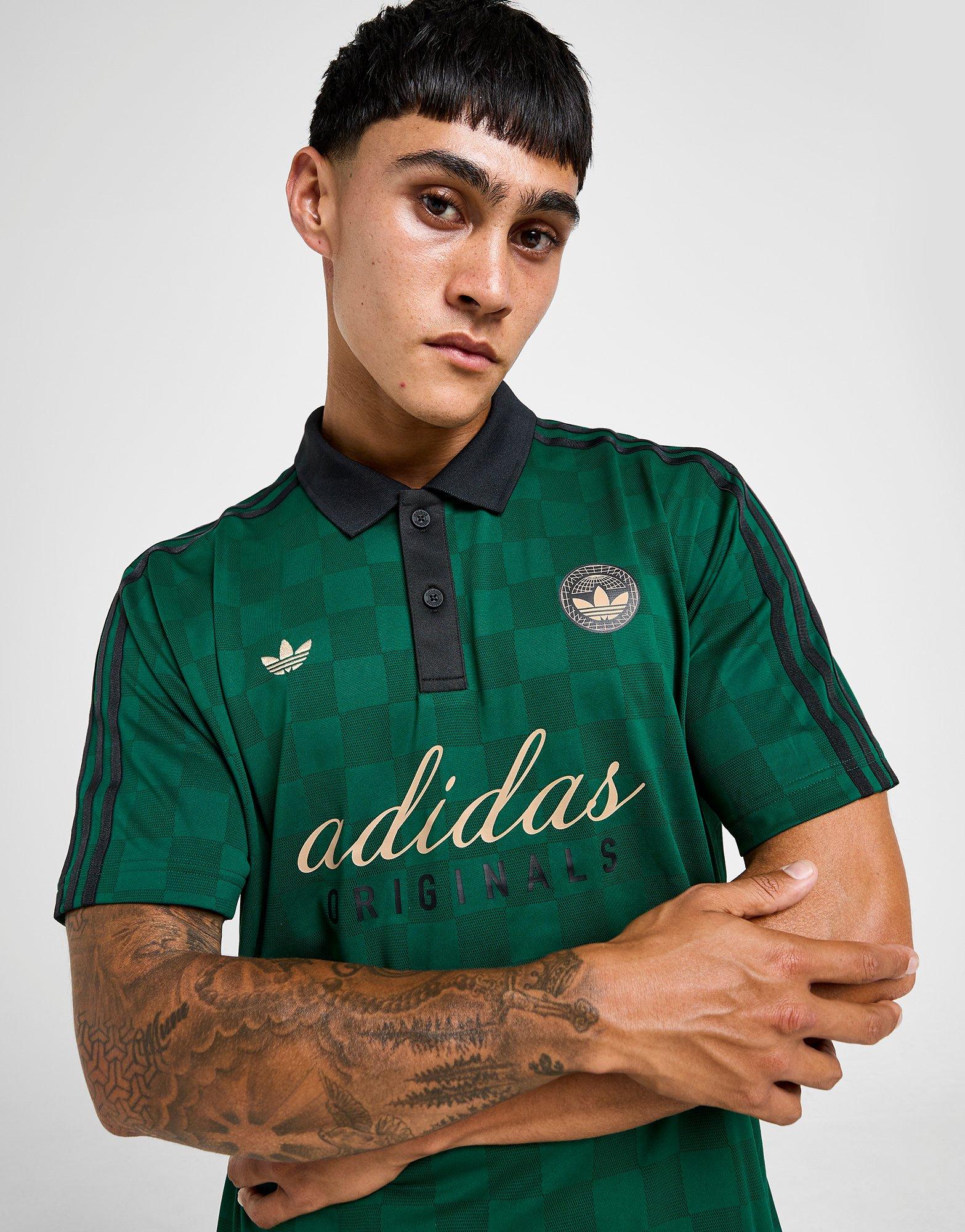【超激レア】80s フランス軍 実物 アディダス サッカーシャツ 18e RT ADIDAS ФУТБОЛКА FTB SS T JW3840 | колір Зелений | Одяг в JD Sports