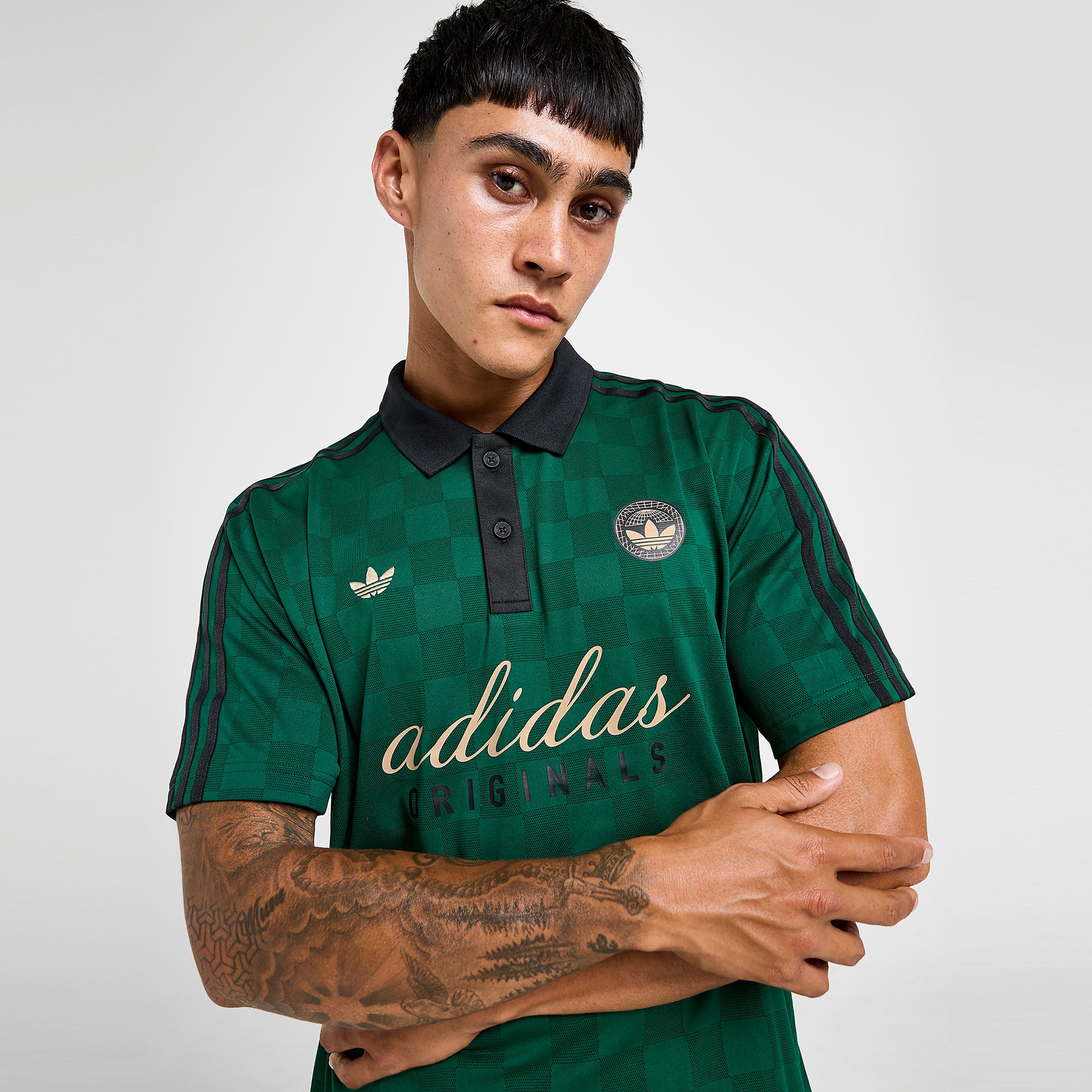 Tricou pentru bărbați ADIDAS TRICOU FBALL SCRIP T C.GRN