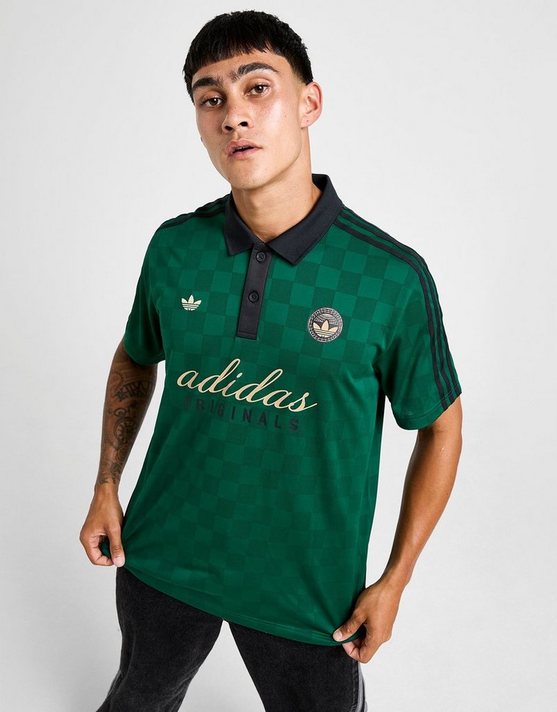 Koszulka, t-shirt męski ADIDAS T-SHIRT FTB SS T JW3840 Zielony