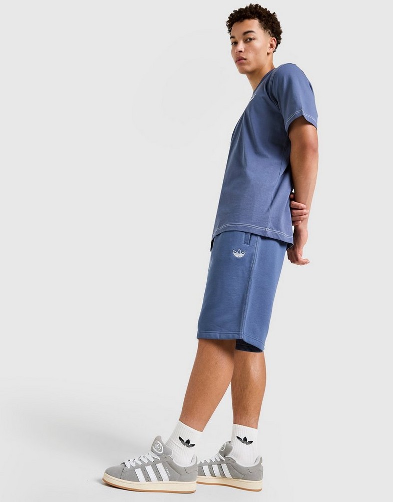 Pantaloni scurți pentru bărbați ADIDAS PANTALONI SCURȚI SCRIPT SHORTS KA0120 Albastru