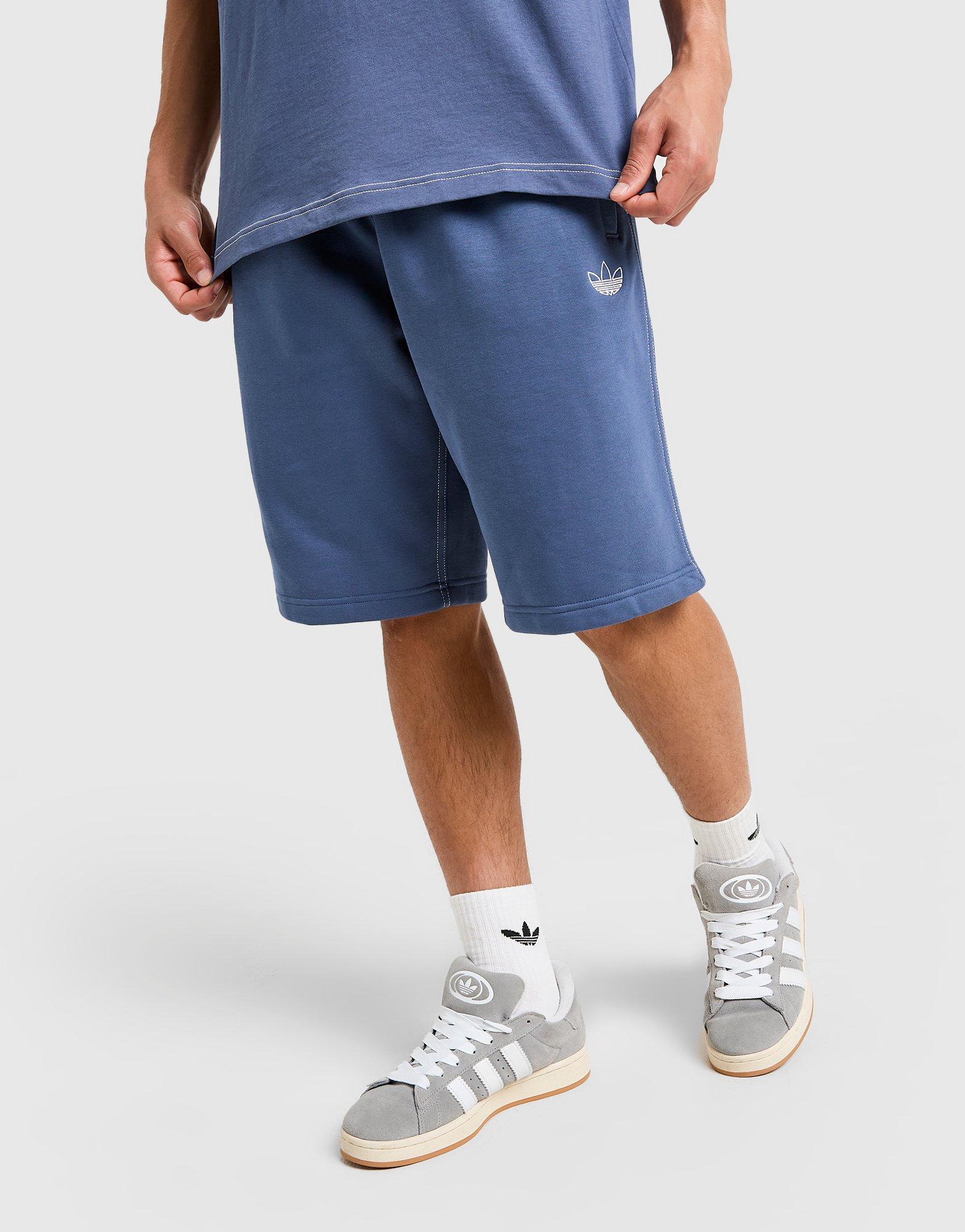 Krótkie spodenki, szorty męskie ADIDAS SZORTY SCRIPT SHORTS KA0120 Niebieski