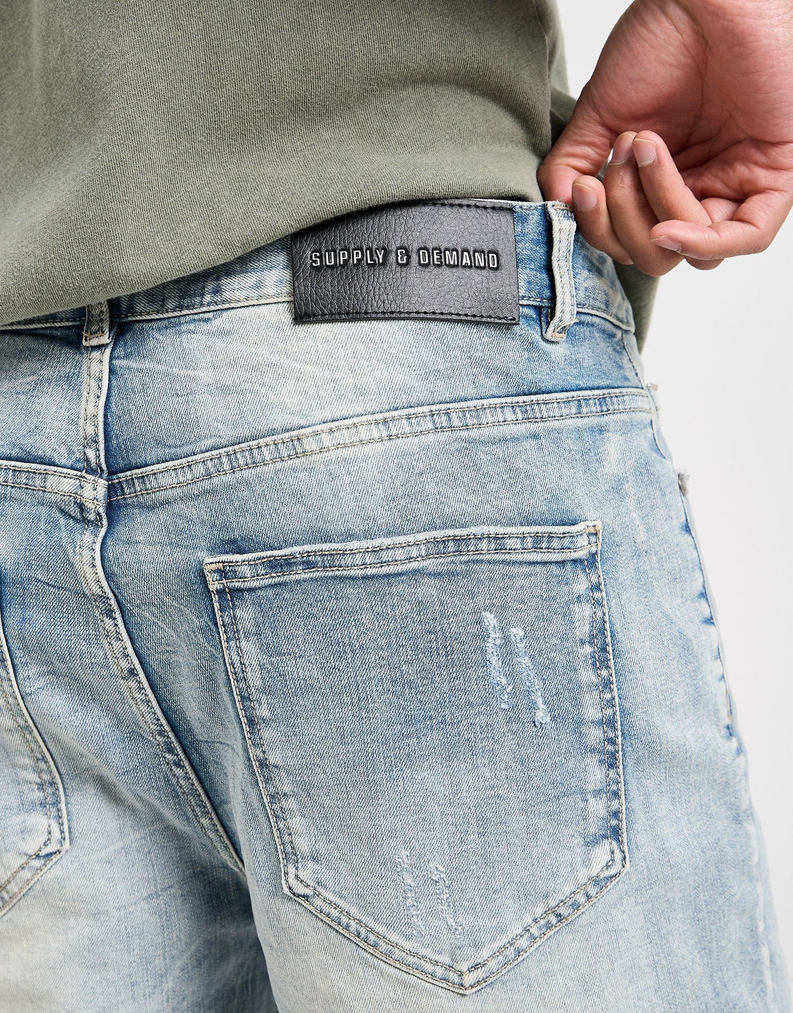 Krótkie spodenki, szorty męskie SUPPLY&DEMAND SZORTY MIKO SHT MDEN-LMWD SUPTM17649881 Szary