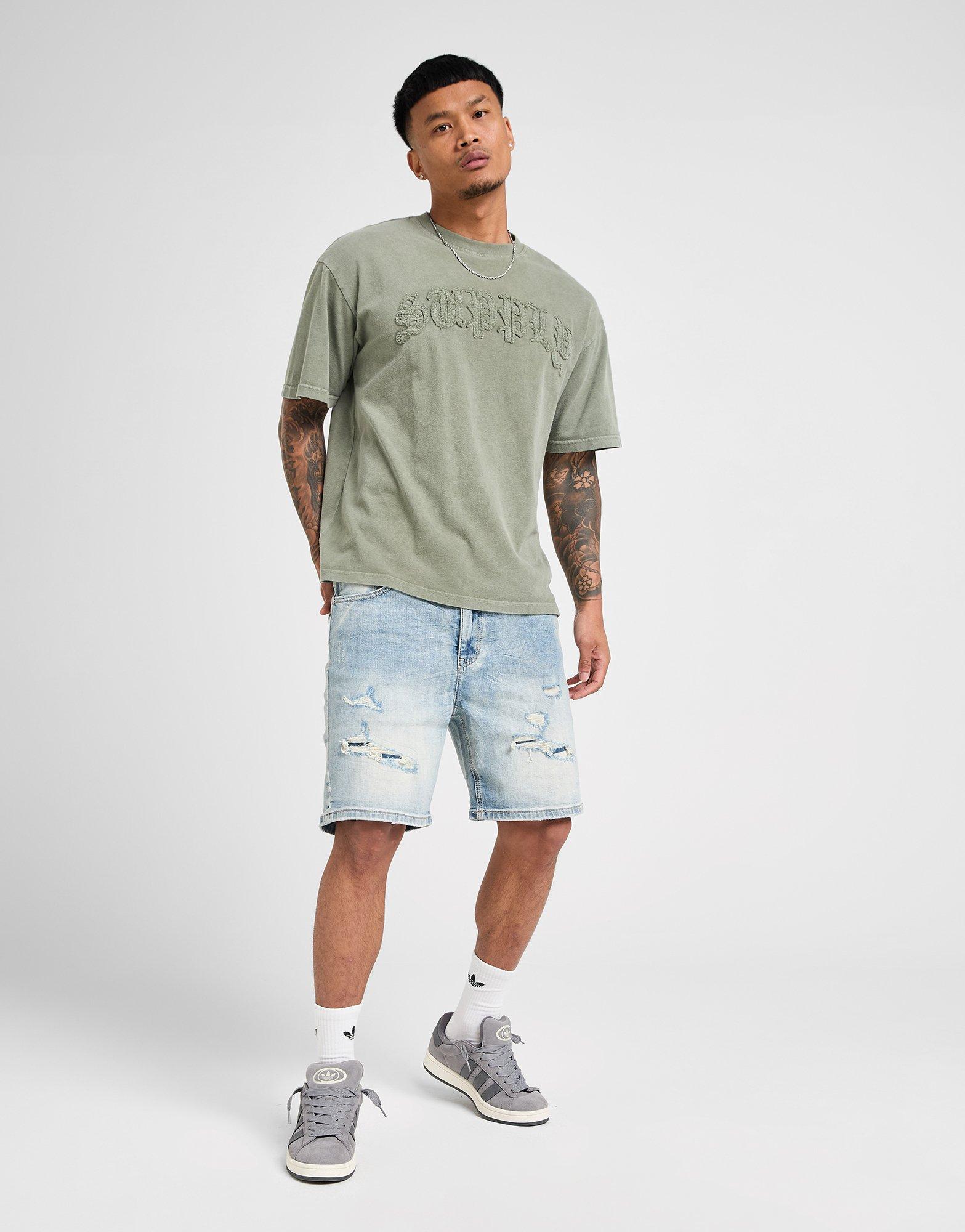 Krótkie spodenki, szorty męskie SUPPLY&DEMAND SZORTY MIKO SHT MDEN-LMWD SUPTM17649881 Szary