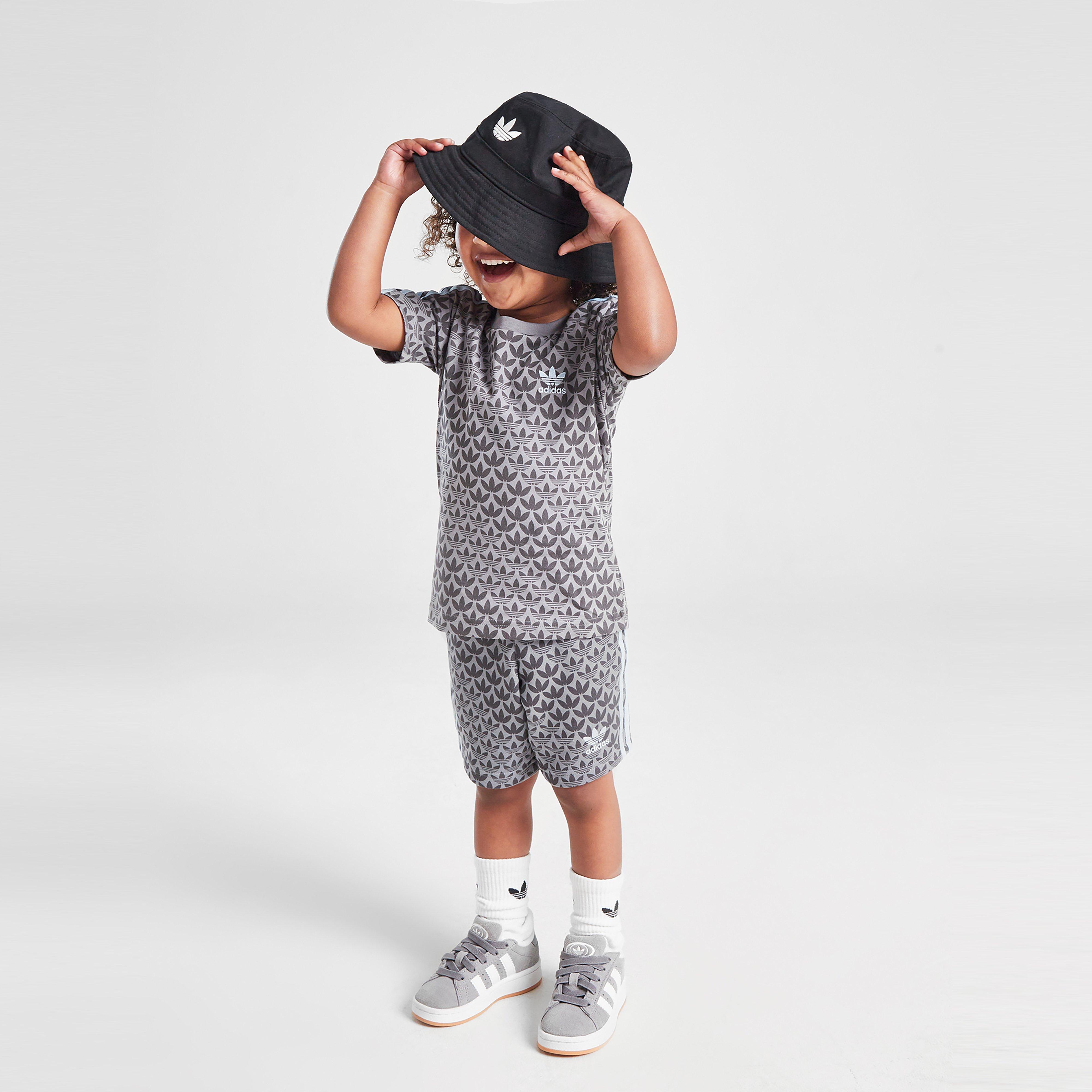 Trening pentru copii ADIDAS SET $MONOGRM AOP T/SHT SET GRYB