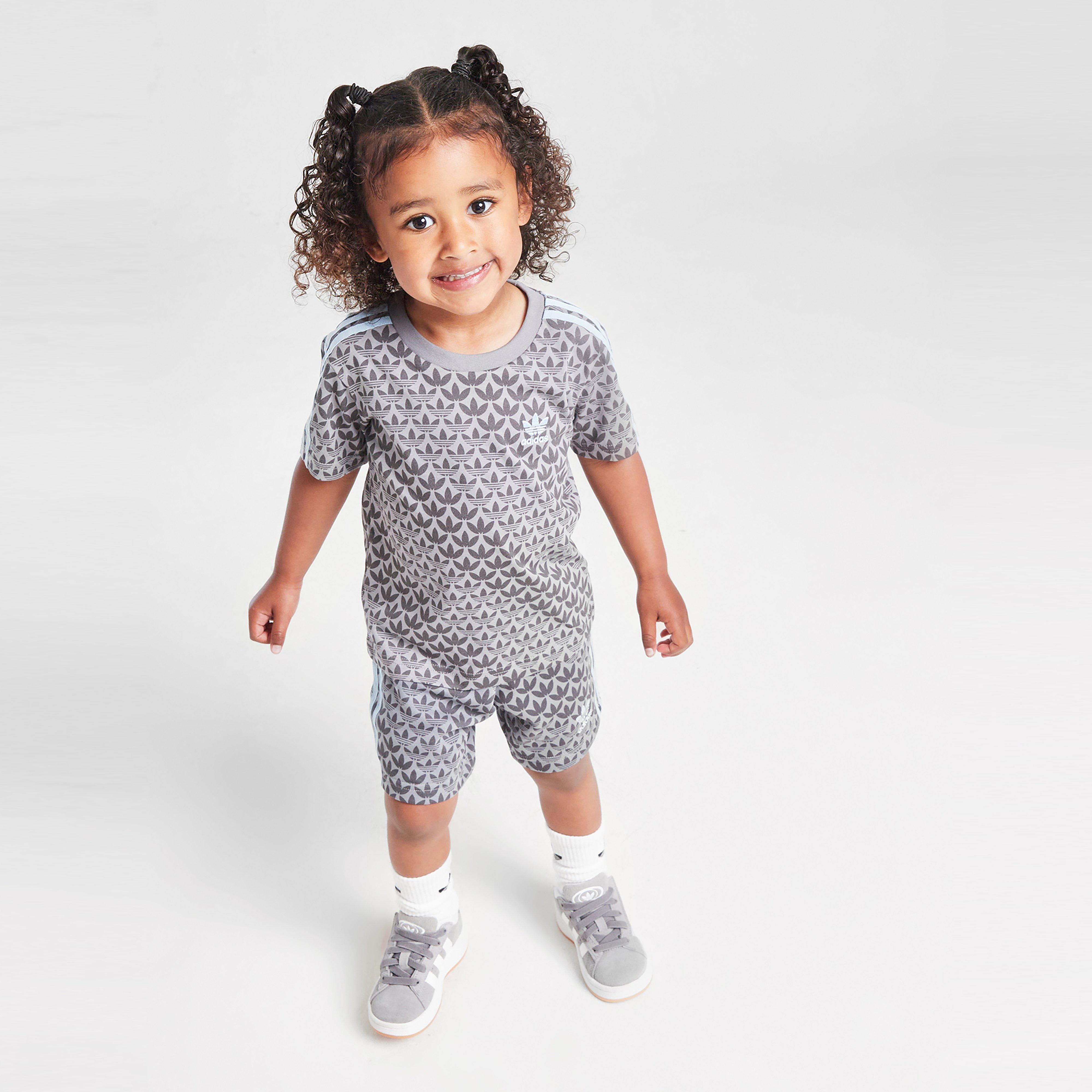 Trening pentru copii ADIDAS SET $MONOGRM AOP T/SHT SET GRYB