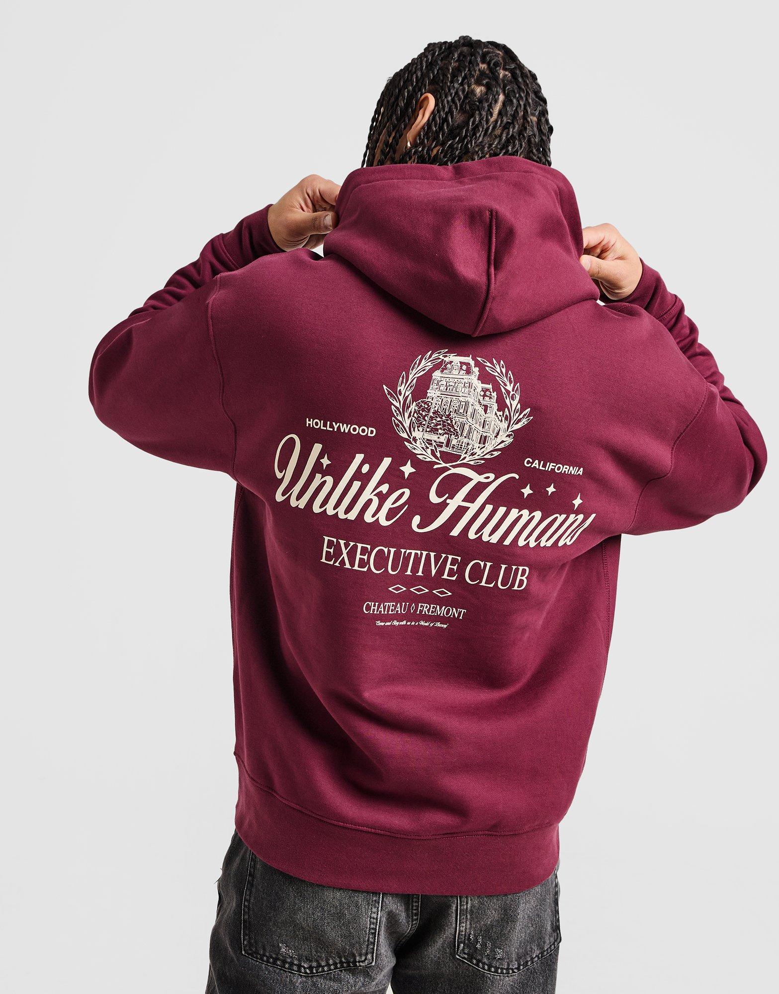 Unlike Humans Mikina S Kapucí Fremont Hd Plm-Wwn Sweatshirt