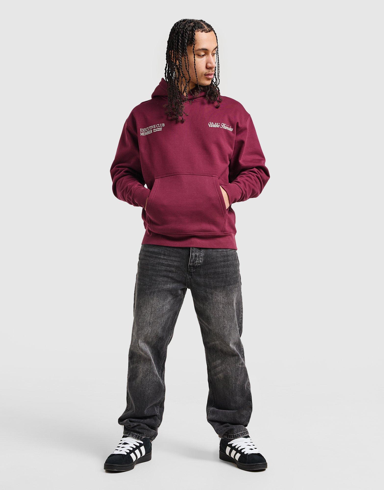 Мъжка блуза UNLIKE HUMANS СУИТЧЪР С КАЧУЛКА FREMONT HD PLM-WWN SWEATSHIR ULHTM10219660 Бордо