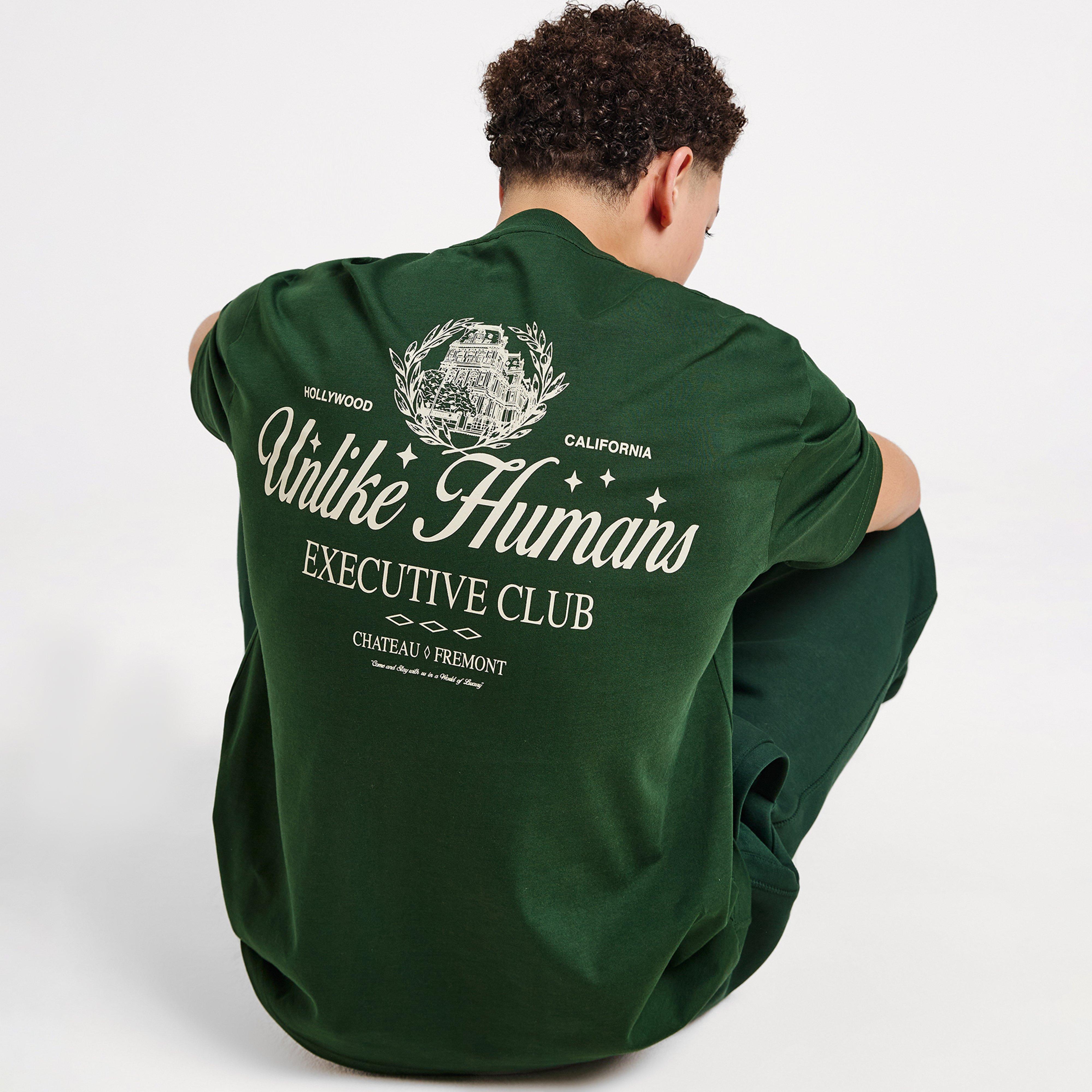 Tricou pentru bărbați UNLIKE HUMANS TRICOU FREMONT TEE GRN-MVW