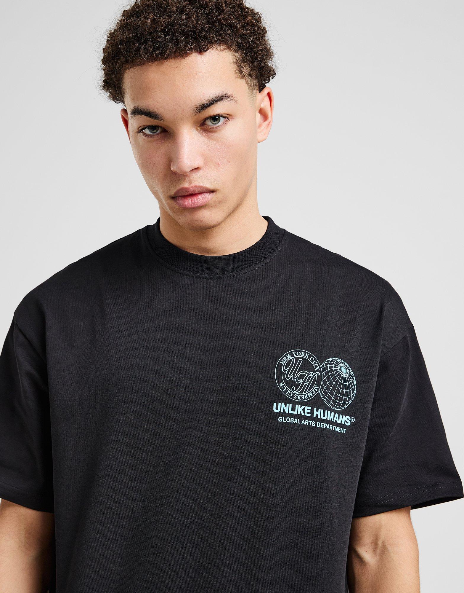 Мъжка тениска UNLIKE HUMANS ТЕНИСКА WIRED TEE BLK-BLK ULHTM10222007 Черен