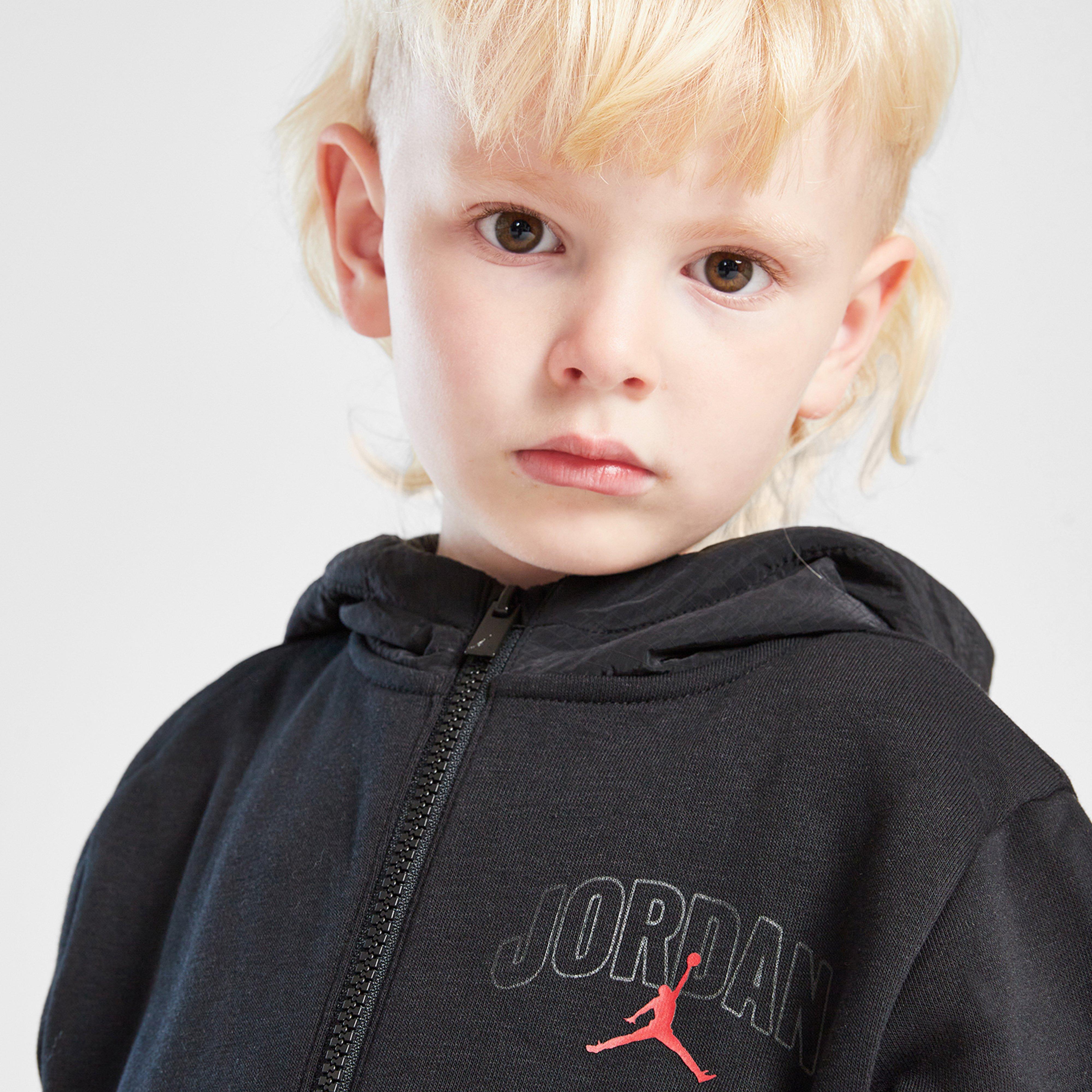 Gyerek melegítőszett JORDAN SZETT RPSTOP FZ ARC HD SET BLK