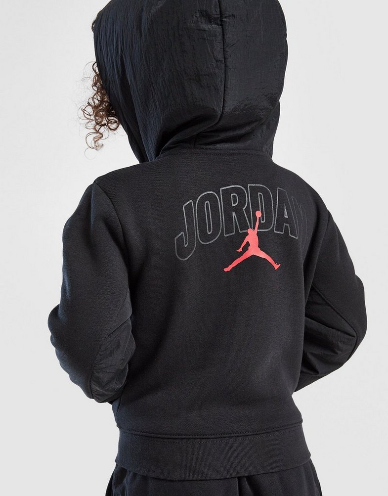 Detská tepláková súprava JORDAN SÚPRAVA RPSTOP FZ ARC HD SET BLK BOY 65F250-023 Čierna
