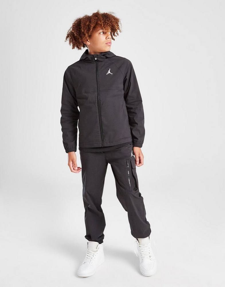 JORDAN   BUNDA WVN JCKT BLK 95F241-023 Čierna