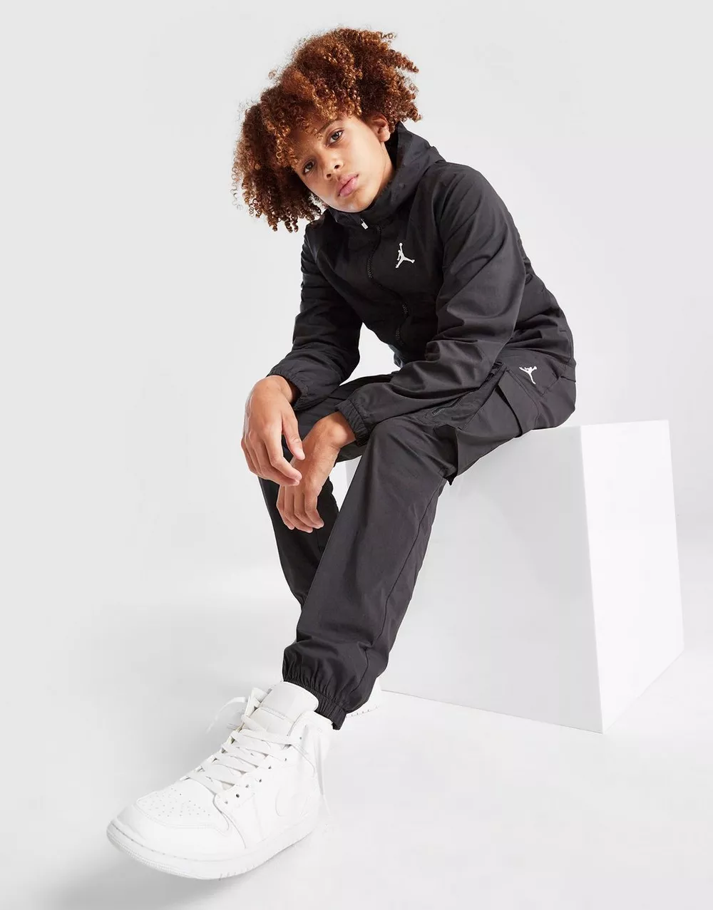 NikeHad JORDAN ШТАНИ JRDN WVN PNT BLK B, фото 1 з 5