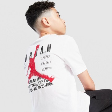 Дитячі футболки JORDAN ФУТБОЛКА JRDN STAMP TEE WHT B
