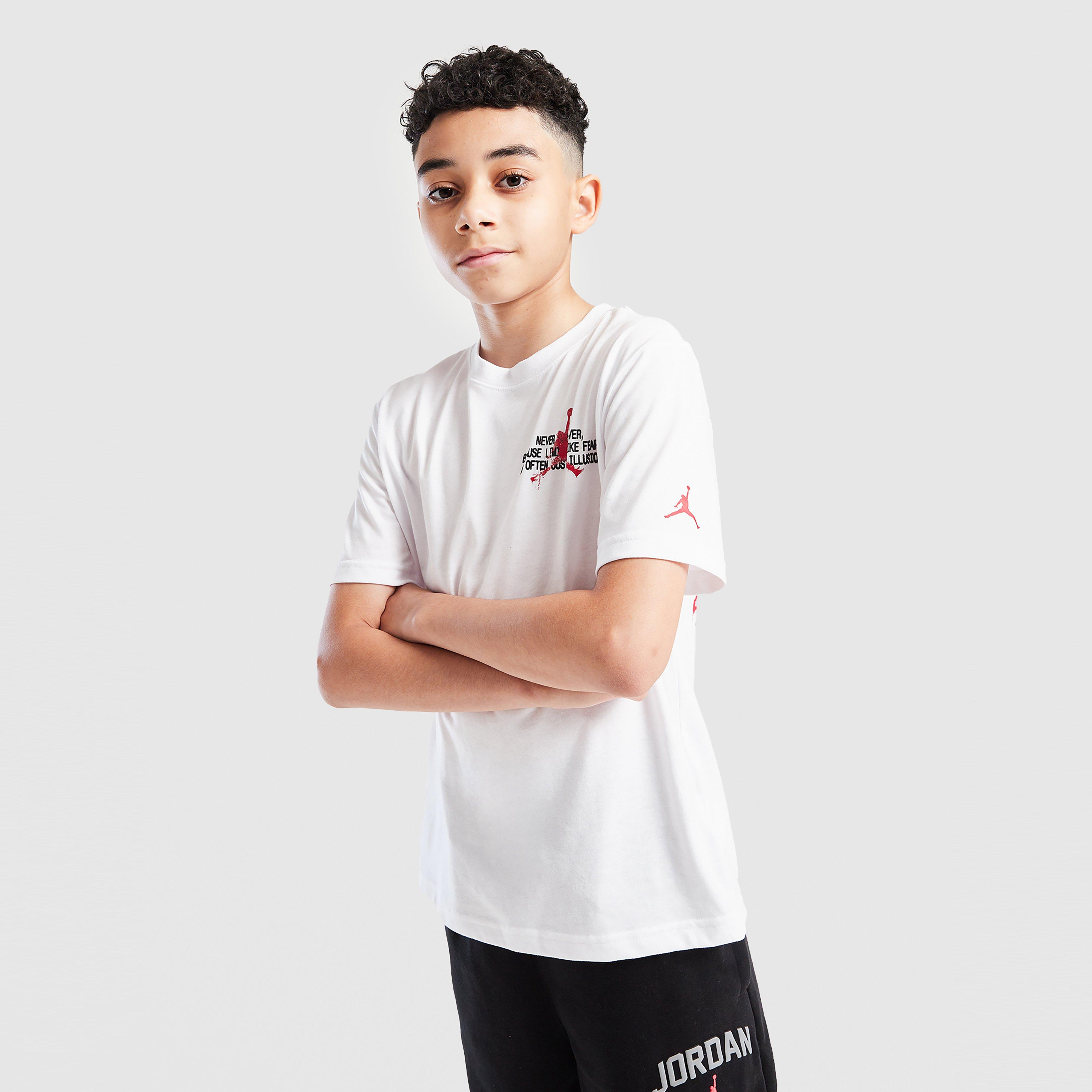 Detské tričko JORDAN TRIČKO JRDN STAMP TEE WHT B