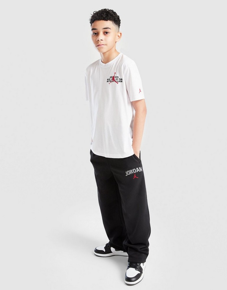 Дитячі футболки JORDAN ФУТБОЛКА JRDN STAMP TEE WHT B 95F248-001 Білий