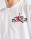JORDAN ФУТБОЛКА JRDN STAMP TEE WHT B