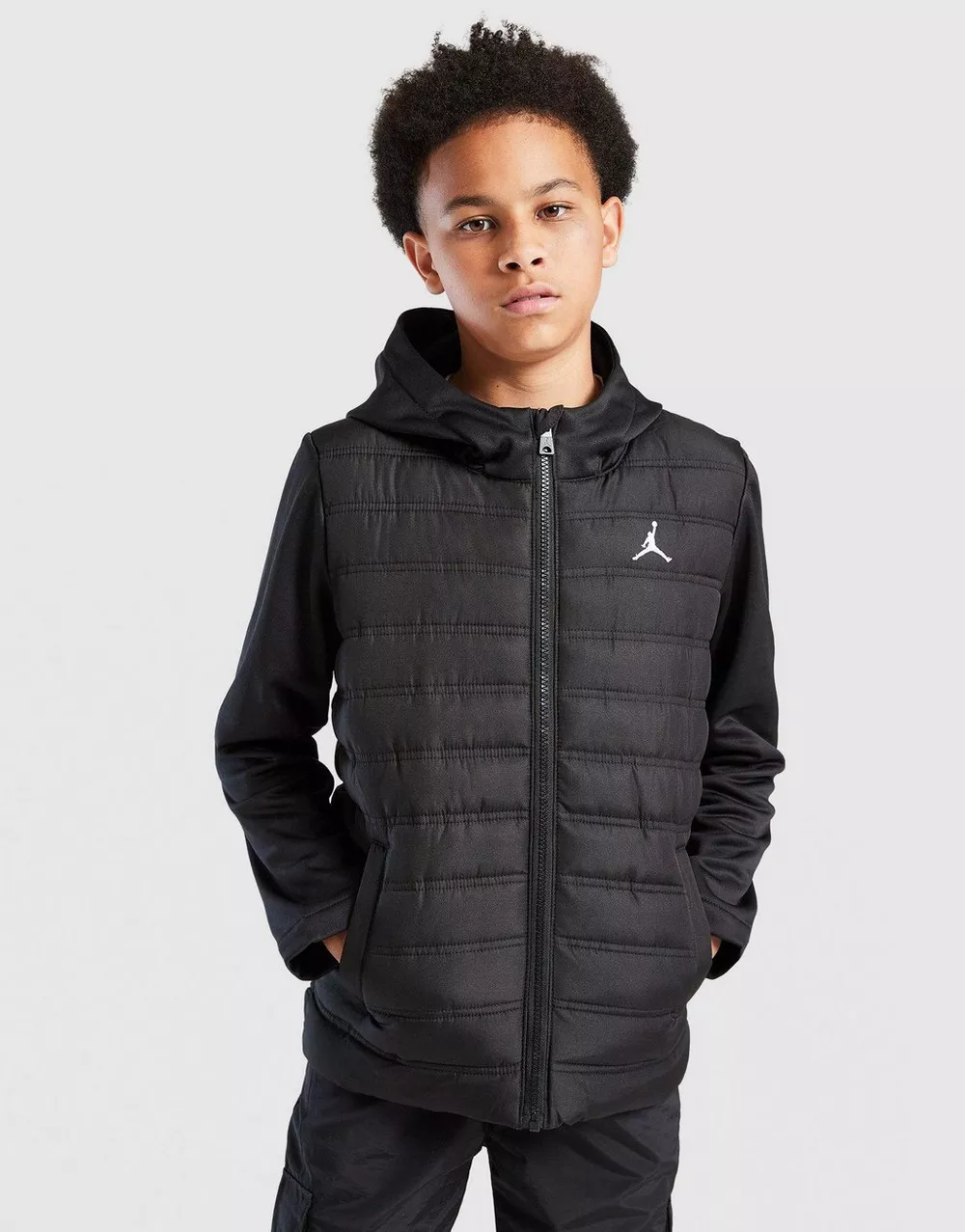 NikeHad JORDAN КУРТКА JRDN HYBRID JKT BLK B, фото 1 з 4