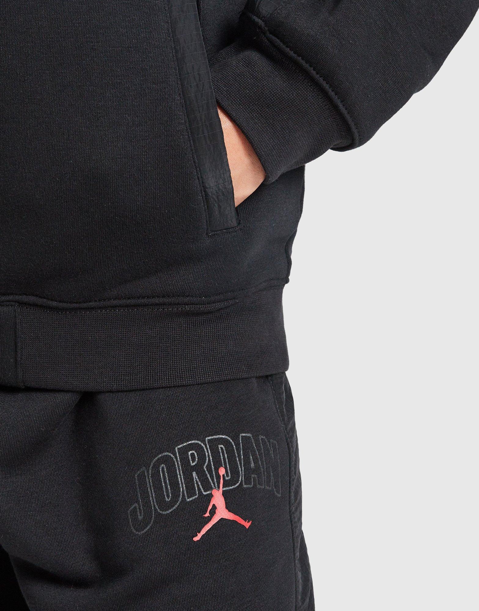Vaikiški sportiniai kostiumai JORDAN KOMPLEKTAS JRD FLC RPSTP SUIT BLK B 95F250-023 Juoda