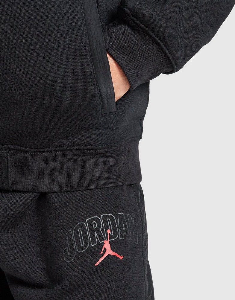 Trening pentru copii JORDAN SET JRD FLC RPSTP SUIT BLK B 95F250-023 Negru