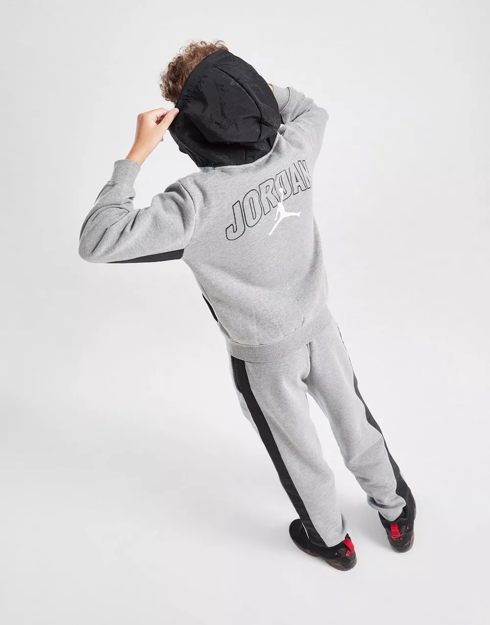 NikeHad JORDAN КОМПЛЕКТ JRD FLC RPSTP SUIT GRY B, фото 1 з 5