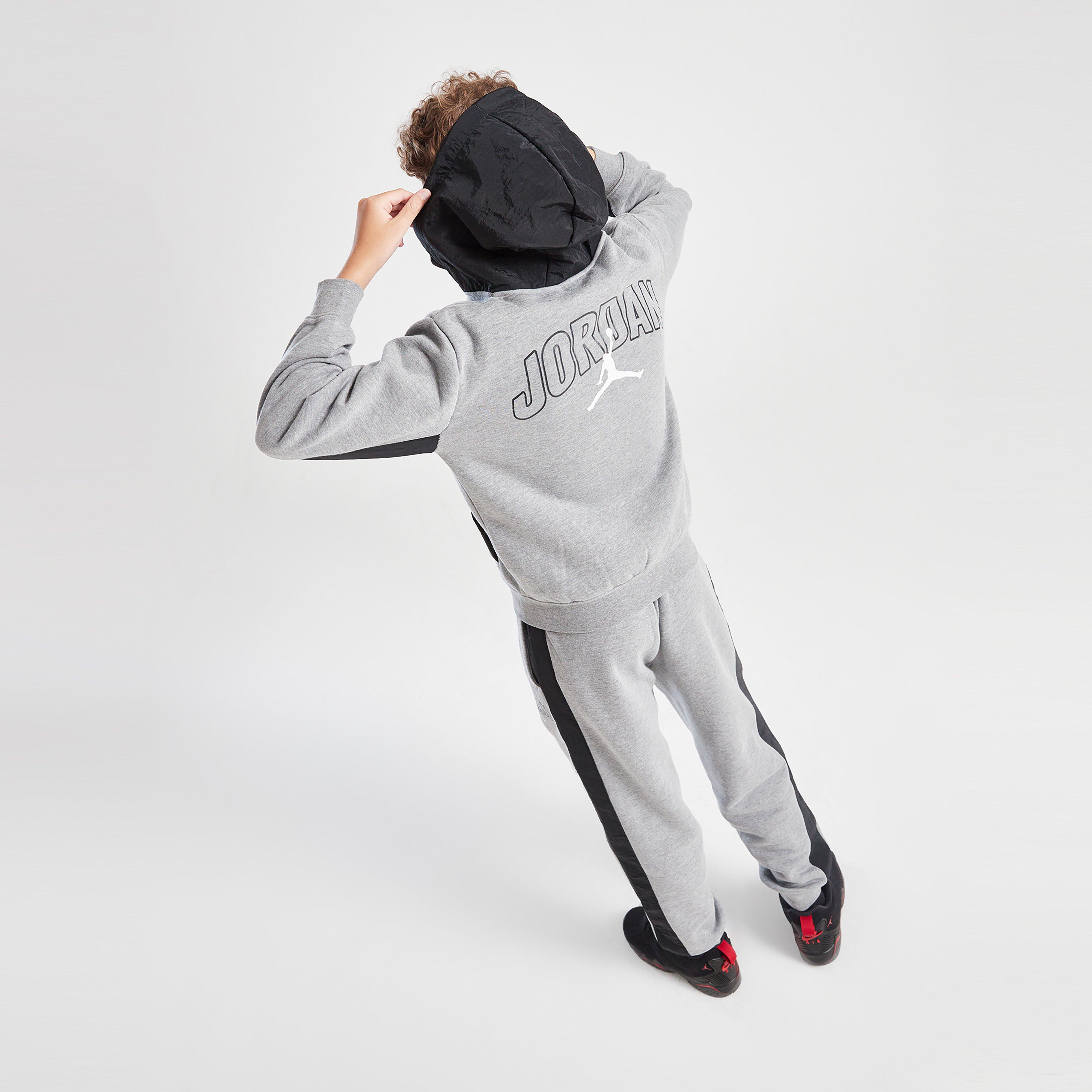 Detská tepláková súprava JORDAN SÚPRAVA JRD FLC RPSTP SUIT GRY B