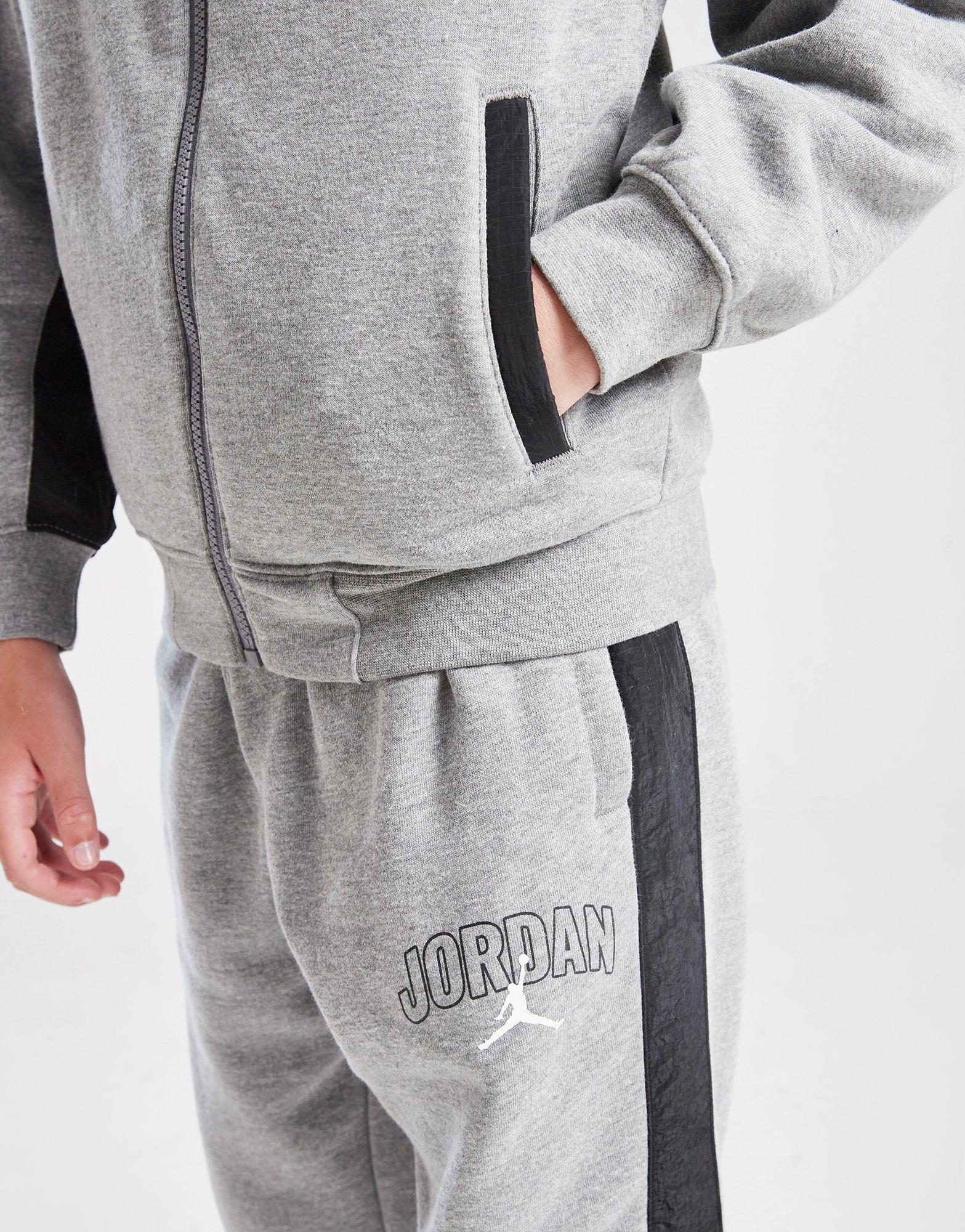 Trening pentru copii JORDAN SET JRD FLC RPSTP SUIT GRY B 95F250-GEH Gri