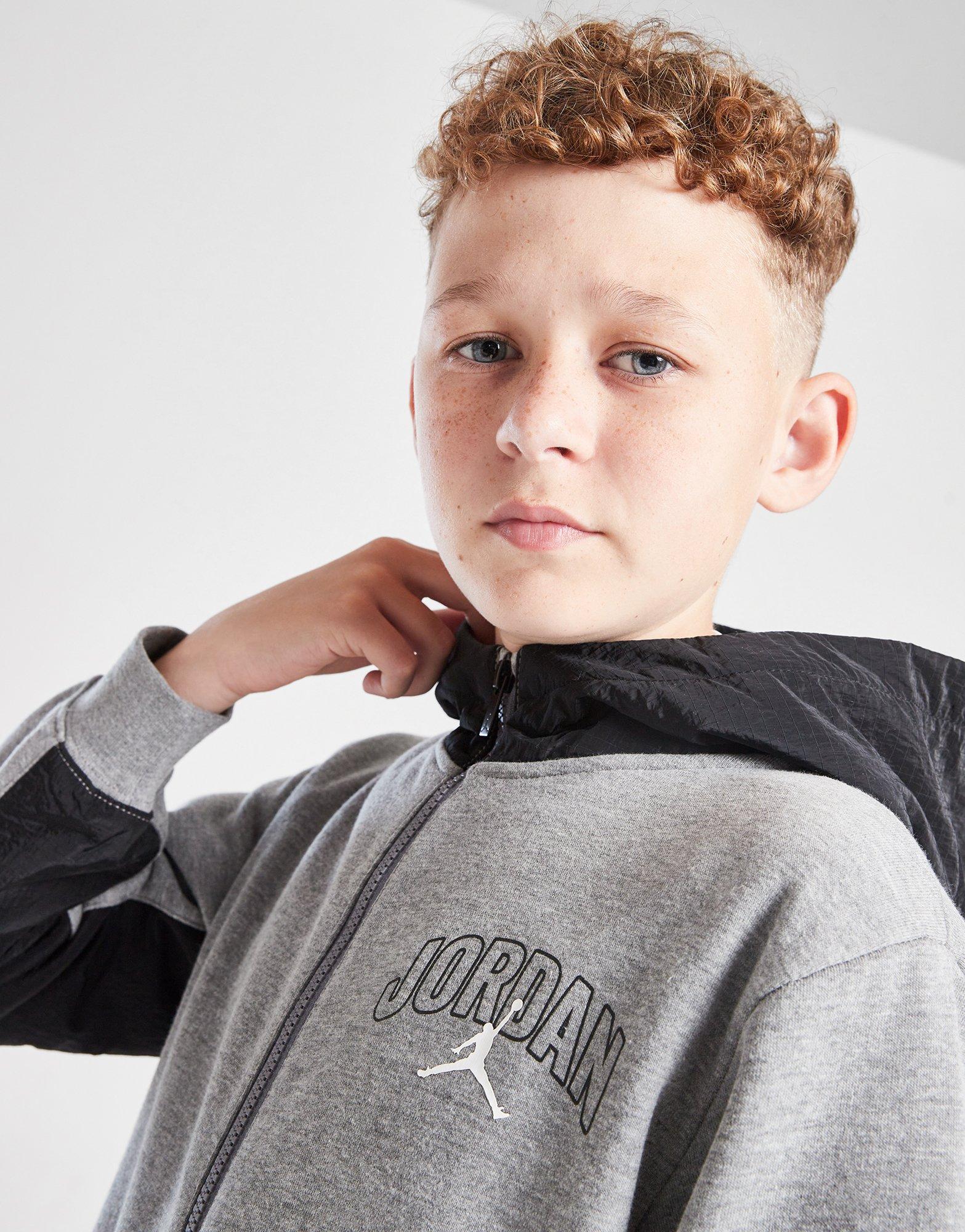 Trening pentru copii JORDAN SET JRD FLC RPSTP SUIT GRY B 95F250-GEH Gri